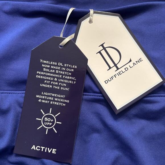 Duffield Lane Performance Sherri Skort Bright Blue Size XL NWT 50+ UPF Tennis - Picture 5 of 10